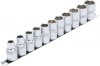 Hylssats, sexkant, 10-21 mm, 11 delar