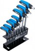 Insexnyckelsats med T-Handtag, 2-10 mm, 8 delar