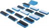 Kardborr-slipblockset, 16 delar