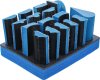 Kardborr-slipblockset, 16 delar