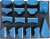 Kardborr-Slipblockset 16 delar – Slipblock för Handslipning
