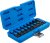 Kraft-Bitshylssats, Torx T20-T70, långa, 1/2, 9 delar