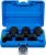 Kraft-Bitshylssats, Torx T55-T100, 3/4, 6 delar