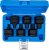 Kraft-Bitshylssats, Torx T55-T100, 3/4, 6 delar