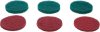 Nylon slipskivor 6-pack BGS74367 – grov & fin polering Ø100 mm