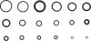 O-Ring Sortiment 225 delar Ø3–22 mm NBR