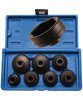 Oljefilter-Hylssats 7 delar, Ø 24–38 mm – lågprofil
