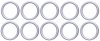 Packningsbrickor 10-pack XX117906-126 – Aluminiumtätning