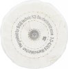 Poleringsskiva Ø125 mm med 6 mm skaft – bomullsskiva