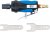 Rak slipmaskin extra kort 120 mm