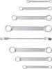 Ringnyckelsats extra platt, 6-22 mm, 8 delar