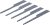 Sågblad-sats BGS 3400/3260-1 – 5 delar