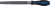 Halvrundfil 200 mm DIN 7261 med 2-K handtag