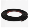 Dekorlist Svart 8 mm Självhäftande 5 m Flexibel PVC
