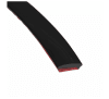 Dekorlist Svart 10 mm Självhäftande 5 m Flexibel PVC