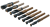 HSS-borrsats 14–25,5 mm, 8 delar – Extra stora metallborrar