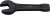 Slag U-Nyckel 30 mm DIN 133, svart