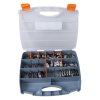 Slangklämmor set 8–60 mm – rostfritt stål W2, 110 delar