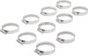 Slangklämmor 12 mm – rostfritt stål, 10-pack