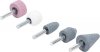 Slip- och poleringssats 5 delar – 6 mm skaft för metall, plast & trä