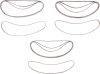 Slipband 330x10 mm, 12 st. – Korn K60/K80/K120 för BGS8853