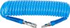 Tryckluft-Spiralslang 6 m Ø8 mm PU med snabbkoppling