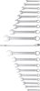 U-ringnyckel-sats, 8-32 mm, 19 delar