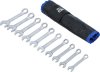U-ringnyckel-sats extra kort, 10-19 mm, 10 delar