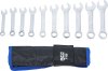 U-ringnyckel-sats extra kort, 10-19 mm, 10 delar