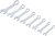 U-ringnyckel-sats extra kort, i tum, 3/8-7/8, 8 delar