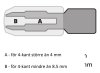 Universell gängtapphållare M4–M14 3/8 fyrkant
