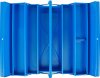 Verktygslåda, stålplåt, 530x200x200 mm, 5 fack
