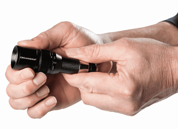 Scangrip FLASH 12–24V LED-ficklampa med fokus – 130 lm