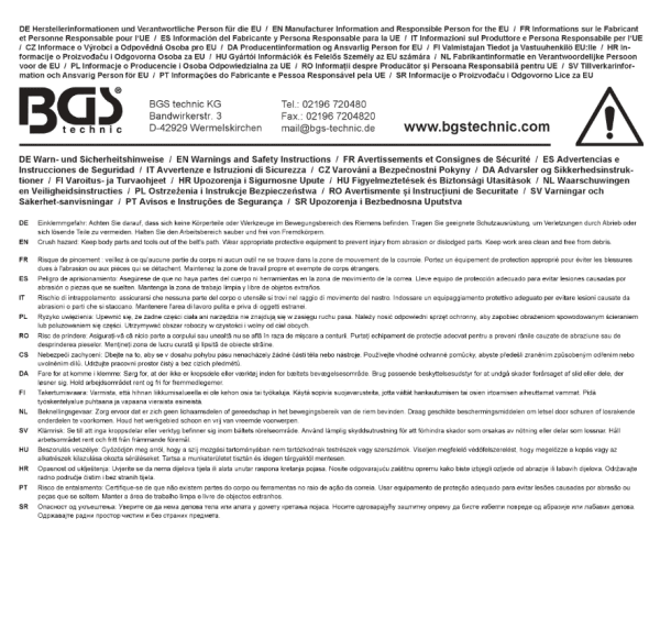 Spännrullenyckel multirem 450 mm VW
