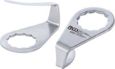 Skärkniv halvrund 2×36 mm, 2-pack