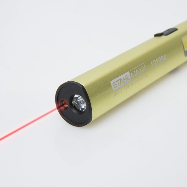 4-i-1 Pennlampa med laserpekare