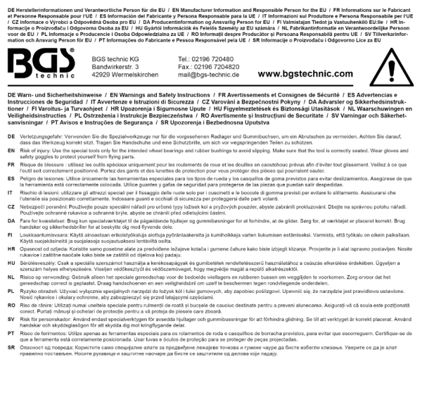 Bakaxel-Verktygssats för Mercedes-Benz