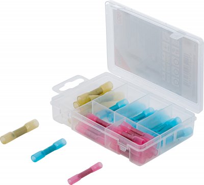 Crimpkontaktersats med krympslang, 36 delar