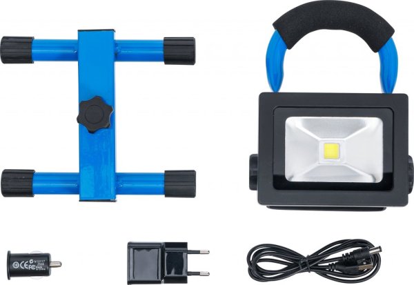 COB LED Arbetslampa 5W – IP65, 350 lm, Uppladdningsbar
