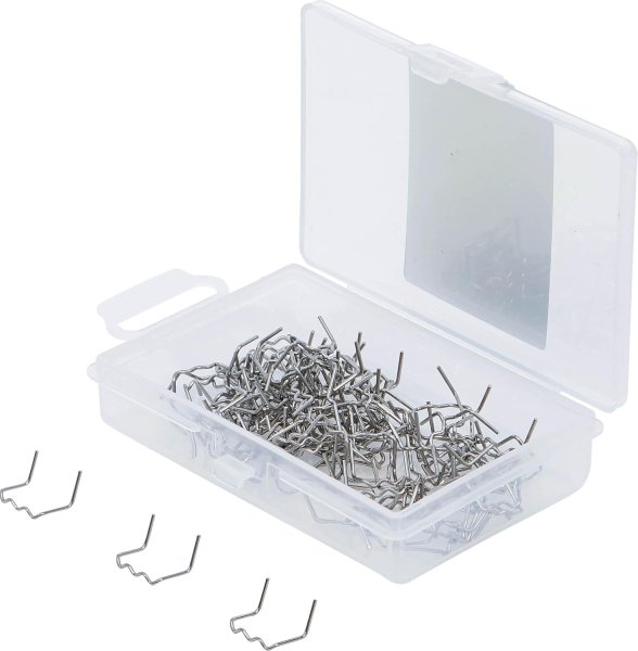 Reparationsklammer 100 st för Plastreparation BGS 873 – Rostfritt Stål