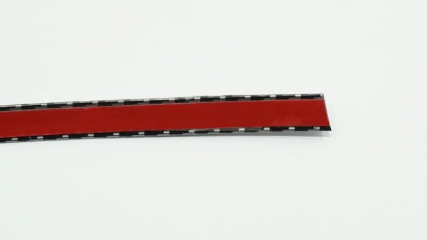 Dekorlist Carbon 6 mm Självhäftande 5 m Flexibel PVC