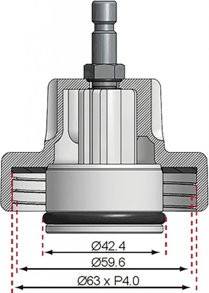 Adapter för Mercedes & Chrysler – Kylsystemtest
