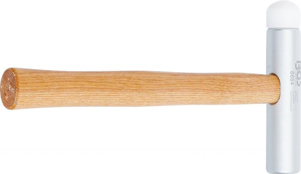 Aluminium-plasthammare, extra långt huvud, 300 g
