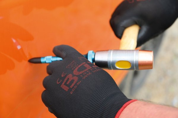 Aluminium-utbuktningsstift med utbytbara spetsar, 100 mm