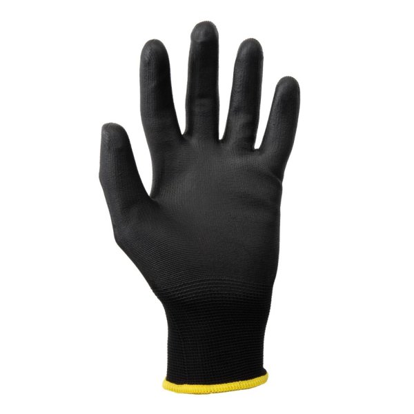 Arbets- & Mekanikerhandskar 12 par – PU-grepp M–XXL