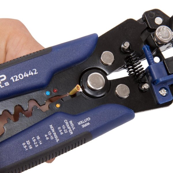Automatisk avisoleringstång för tråd-Ø max. 6 mm²