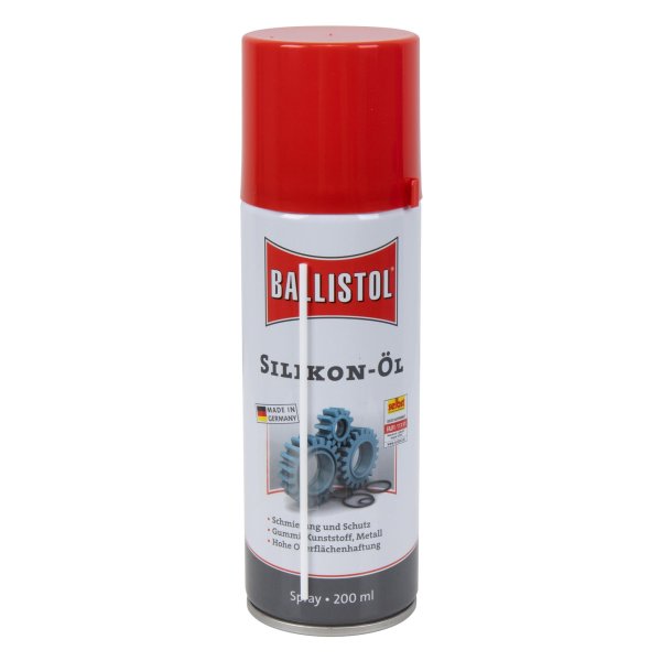 Ballistol Silikonoljespray 200 ml – Gummi- & Tätningsvård