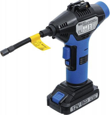 Batteridriven kompressor 12V – Digital LCD & LED-lampa