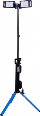 Hybrid LED arbetslampa med stativ 5000 lm IP65 Duo