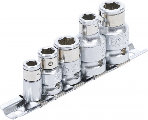 Bits- Adaptersats 1/4-3/8-1/2, 5 delar